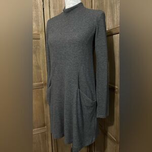 Women’s Charcoal Gray Fleece Dress.